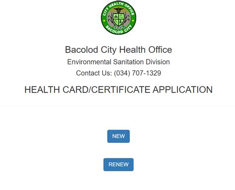 bacolod city health.com/esd online appointment